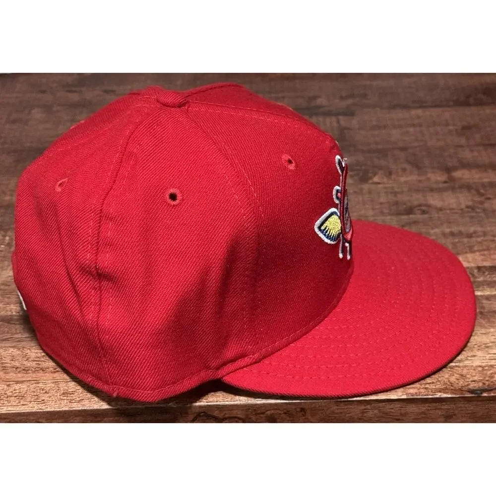 New Era Seattle Pilots Red Hat 7 1/8 Retro Classic Cap